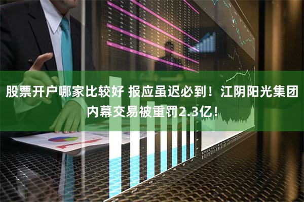 股票开户哪家比较好 报应虽迟必到！江阴阳光集团内幕交易被重罚2.3亿！