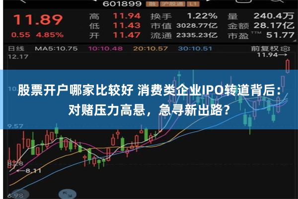 股票开户哪家比较好 消费类企业IPO转道背后：对赌压力高悬，急寻新出路？