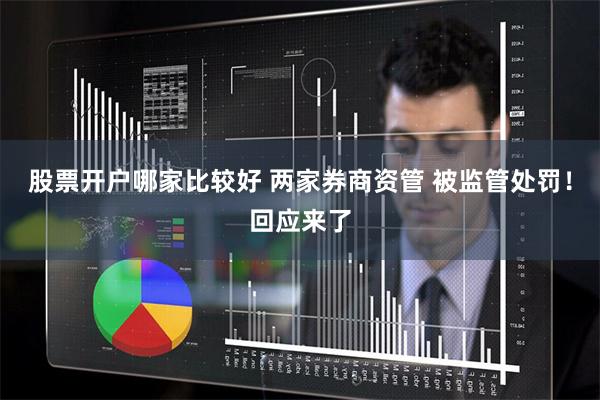 股票开户哪家比较好 两家券商资管 被监管处罚！回应来了