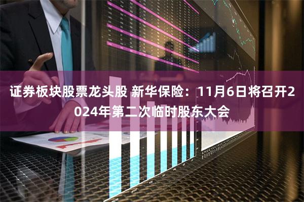 证券板块股票龙头股 新华保险：11月6日将召开2024年第二次临时股东大会